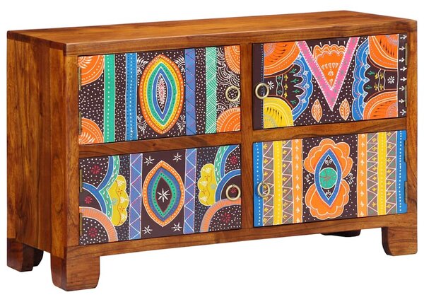 Szafka na buty Brązowy 90 x 35 x 55 cm Lite Drewno Akacji