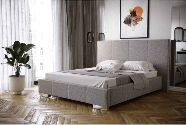 Łóżko tapicerowane 81272 M&K foam Koło 140x200