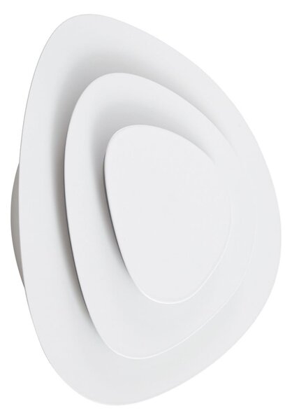 Lampa Ścienna Lindby, Delar, ściemnialny, biały, salon, tworzywo sztuczne, nowoczesny