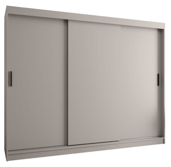 Szafa przesuwna garderoba Rubino T 250 wys. 200 cm kaszmir