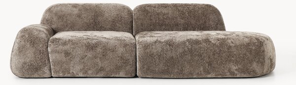 Szezlong modułowy Teddy-Bouclé Wolke (3-osobowy)
