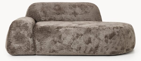Sofa Teddy-Bouclé z szezlongiem Wolke (2-osobowa)