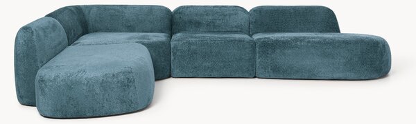 Narożna sofa modułowa XL Teddy-Bouclé Wolke (4-osobowa)