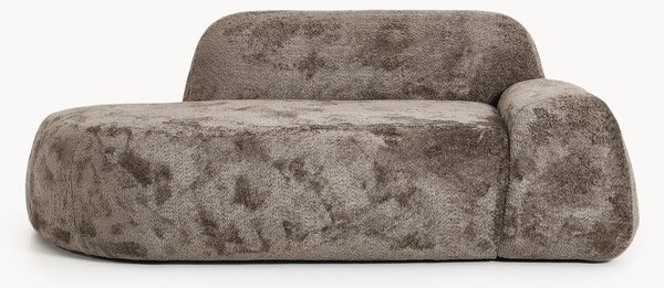 Sofa Teddy-Bouclé z szezlongiem Wolke (2-osobowa)