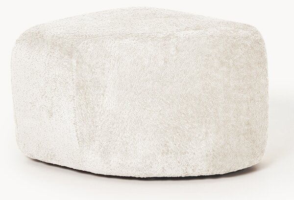 Owalny puf Teddy-Bouclé Wolke