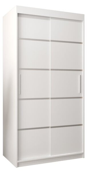 Szafa przesuwna garderoba Verona 1 100 wys. 200 cm biaÅy + biaÅy