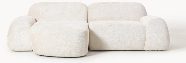 Narożna sofa modułowa Teddy-Bouclé Wolke (3-osobowa)
