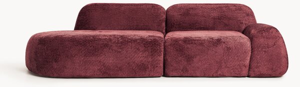 Szezlong modułowy Teddy-Bouclé Wolke (3-osobowy)