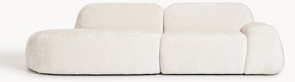 Szezlong modułowy Teddy-Bouclé Wolke (3-osobowy)