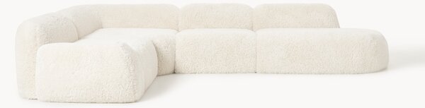 Narożna sofa modułowa XL Teddy z szezlongiem Wolke (4-osobowa)