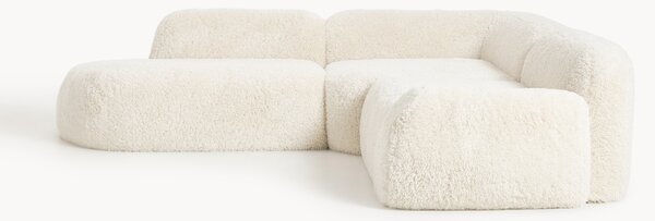 Narożna sofa modułowa Teddy z szezlongiem Wolke (4-osobowa)