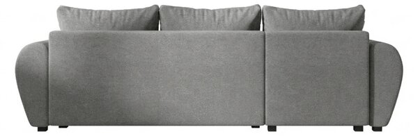 Rozkładana narożna sofa SEVIO 246x145 cm, szara, uniwersalna + 2 poduszki GRATIS