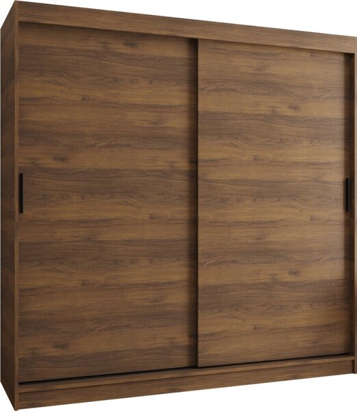 Szafa przesuwna garderoba Rubino T 200 wys. 200 cm orzech warmia