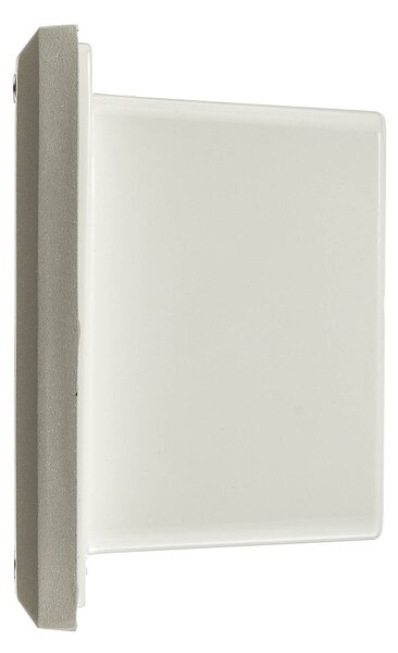 SLV Brick Downunder wpuszczana oprawa ścienna E14 IP44 BRICK, możliwość ściemniania, aluminiowy / szary / cynkowy, aluminium, nowoczesny