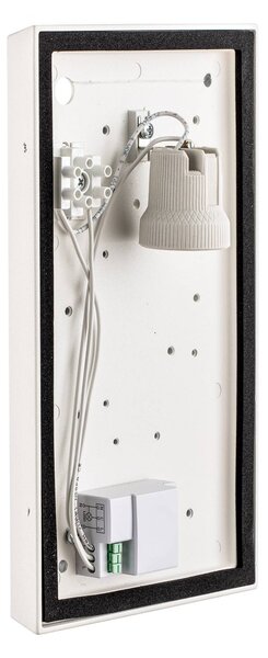 LCD Lampa zewnętrzna z czujnikiem ruchu Babett, czarny, aluminium, nowoczesny