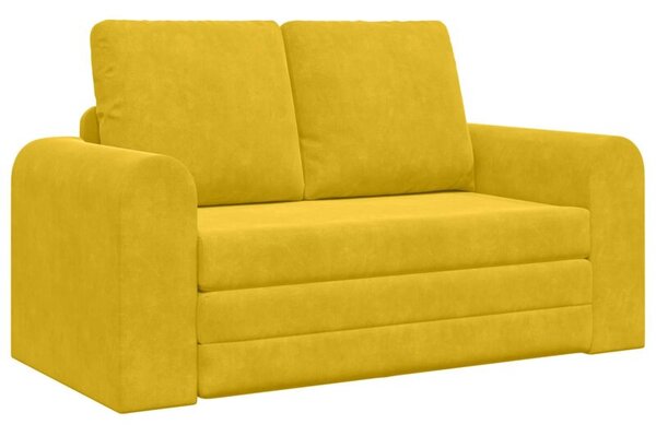 Sofa bed Å»Ã³Åty 148 x 71 x 83 cm aksamit