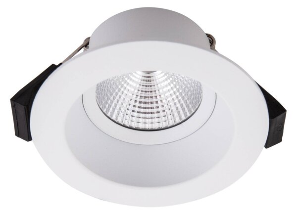 The Light Group Wpuszczany spot LED SLC One Soft biały 2 700K Soft, możliwość ściemniania, biały / opal, salon / jadalnia, aluminium, nowoczesny