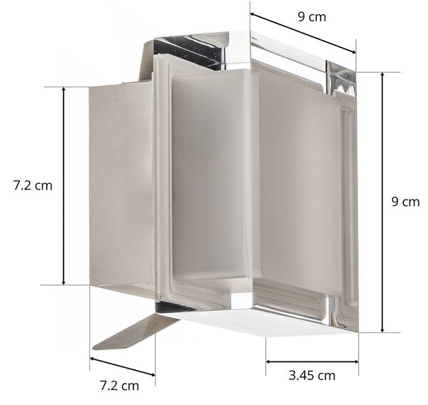 Wever & Ducré Lighting WEVER & DUCRÉ Mirbi IP44 2.0 oprawa wpuszczana LED kątowa