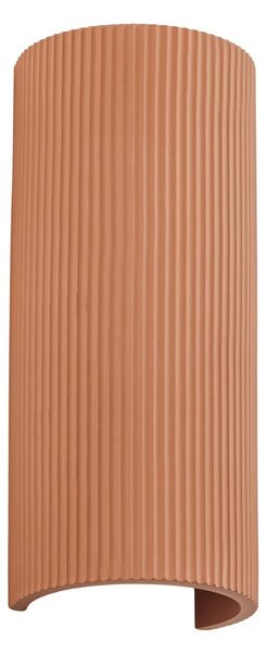 Lampa Ścienna Lindby, Colja, ściemnialny, brąz rdzawy, salon, gips | glina, nowoczesny