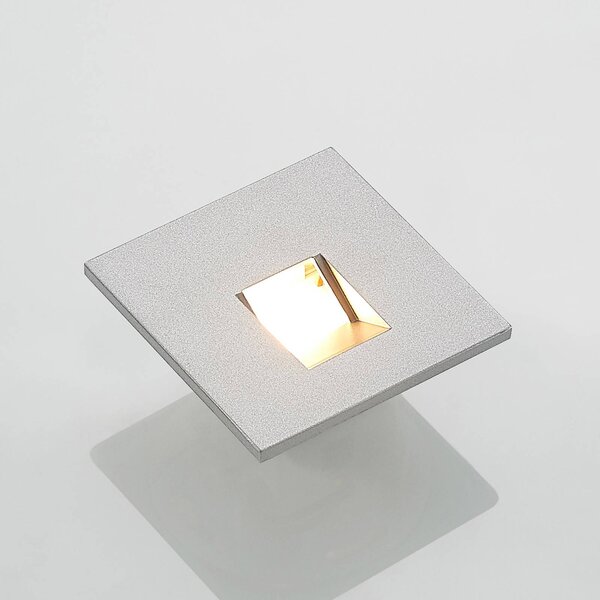 Oprawa wpuszczana LED Arcchio Vexi, 7,5 cm x cm, srebrna, CCT Vexi Arcchio, możliwość ściemniania, aluminiowy / szary / cynkowy, salon / jadalnia, aluminium, nowoczesny