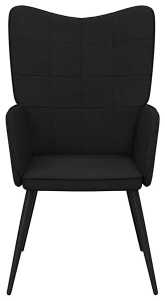 Czarny fotel do salonu K2-P91