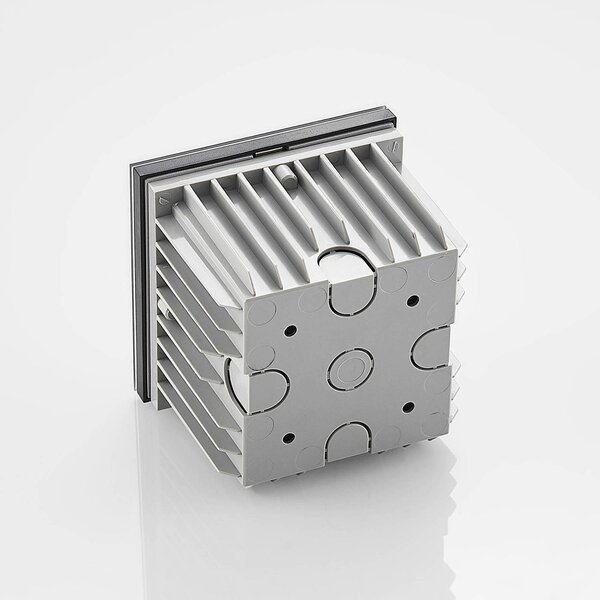 Oprawa wpuszczana ścienna LED Zamo, czarna, 11 cm, IP65 Zamo Arcchio, możliwość ściemniania, czarny, przedpokój, aluminium, nowoczesny