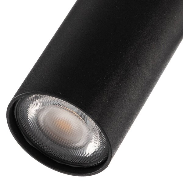 FARO BARCELONA Reflektor z grotem ziemnym LED 60 cm Seth-60 Seth, czarny, aluminium, nowoczesny