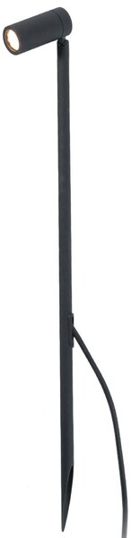 FARO BARCELONA Reflektor z grotem ziemnym LED 60 cm Seth-60 Seth, czarny, aluminium, nowoczesny