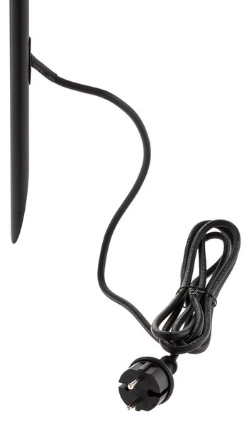 FARO BARCELONA Reflektor z grotem ziemnym LED 60 cm Seth-60 Seth, czarny, aluminium, nowoczesny