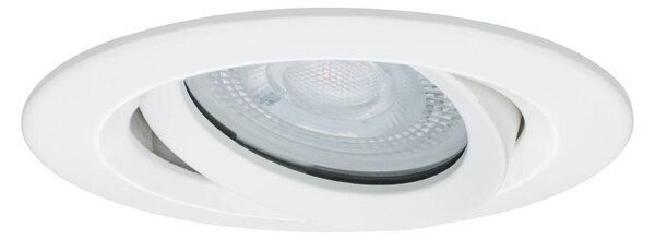 Paulmann Nova Spot wpuszczany LED, ściemniany, IP65, biały Nova, możliwość ściemniania, biały / opal, salon / jadalnia, aluminium, nowoczesny