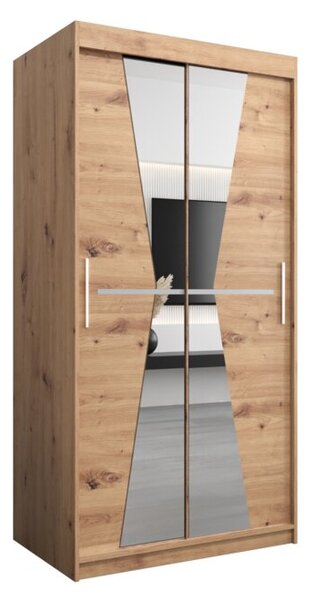 Szafa przesuwna garderoba Maroko 100 wys. 200 cm artisan + artisan