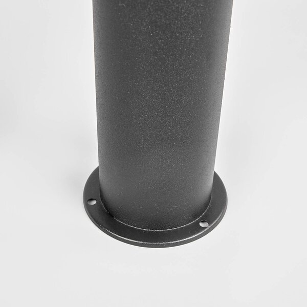 Słupek ogrodowy LED Lindby Lanea, 60 cm, czarny, czujnik, IP44 Lanea, czarny, stal szlachetna, nowoczesny