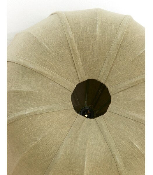Zielona lampa wisząca z tekstylnym kloszem Zubedo – Light & Living
