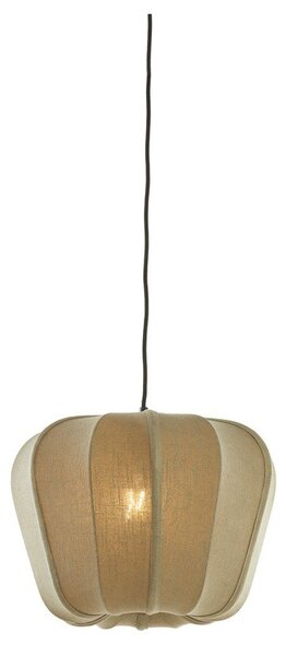 Zielona lampa wisząca z tekstylnym kloszem Zubedo – Light & Living
