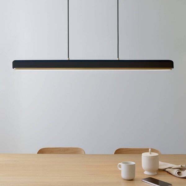 UMAGE Lampa wisząca Hazel Branch, możliwość ściemniania, czarny, salon / jadalnia, aluminium, nowoczesny