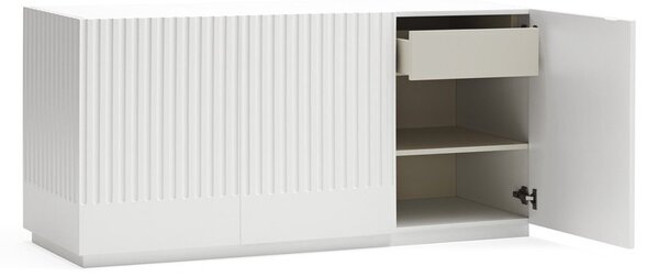 Biały niski kredens Teulat Doric, szer. 150 cm