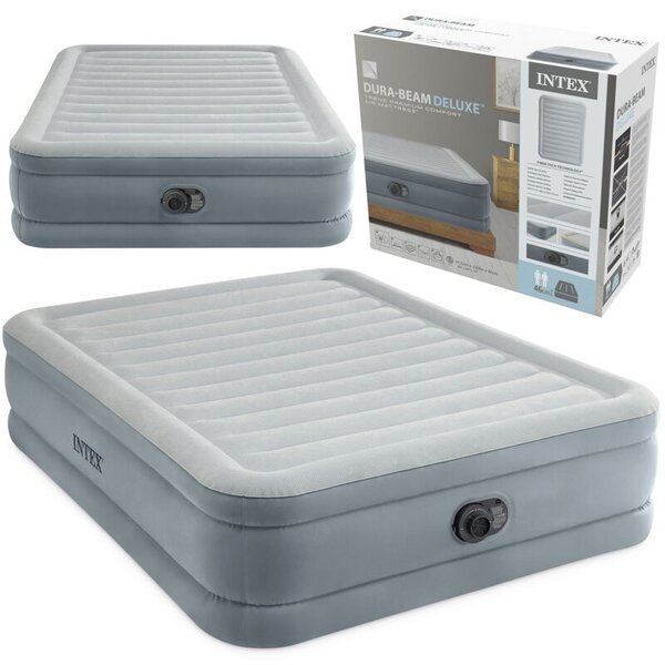 Materac dmuchany Intex 64824ND 2osobowy 203x152x46 cm ÅÃ³Å¼ko z pompkÄ rok 2026
