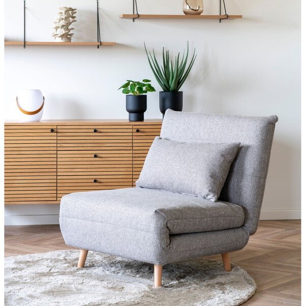 Szary fotel Marlow – House Nordic
