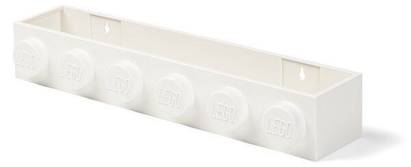 Dziecięca biała półka ścienna LEGO® Sleek