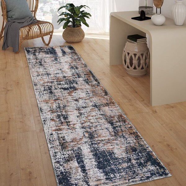 Niebieski chodnik odpowiedni do prania 80x300 cm Abstract Colors – Vitaus