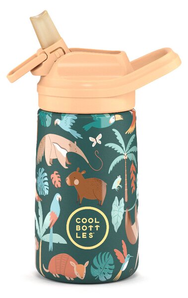 Cool Bottles Butelka termiczna Kiddies 350 ml Rainforest Refuge