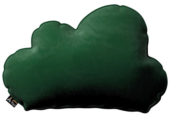 Poduszka Soft Cloud kolor zielony tkanina połyskliwa, welwetowa