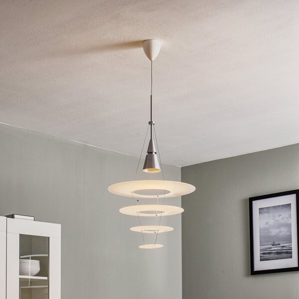 Lampa Wisząca Louis Poulsen, Enigma, ściemnialny, biały, salon, metal, design