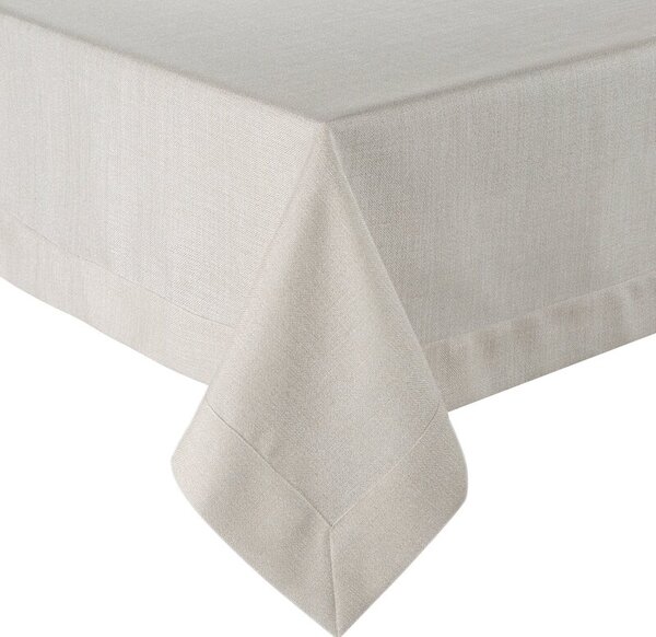 Obrus EUROFIRANY Lana 140 x 220 cm BeÅ¼owo-srebrzysty