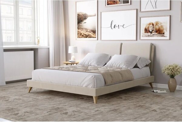 Łóżko tapicerowane 81238 M&K foam Koło 200x200