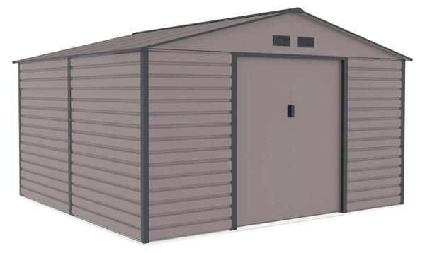 Domek ogrodowy G21 GAH 1085 - 340 x 319 cm, szary