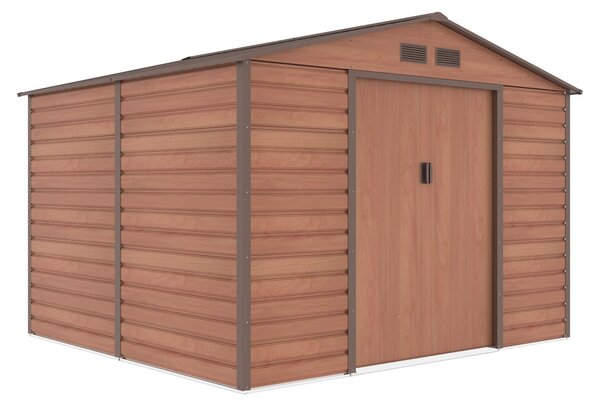 Domek ogrodowy G21 GAH 706 - 277 x 255 cm, brązowy