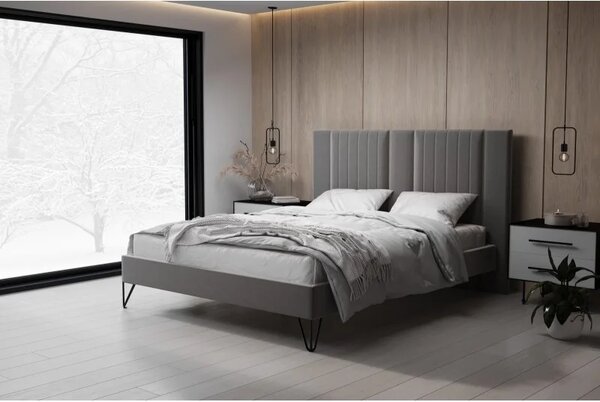 Łóżko tapicerowane 81242 M&K foam Koło 140x200