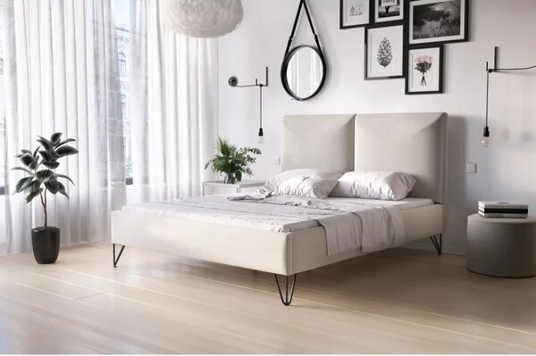 Łóżko tapicerowane 81248 M&K foam Koło 100x200