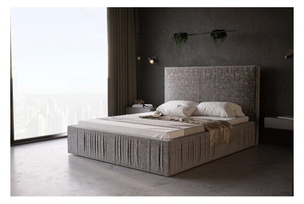 Łóżko tapicerowane 81249 M&K foam Koło 200x200